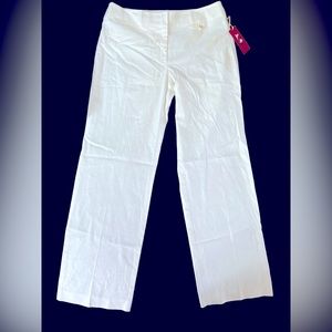 Women’s Tapemeasure (Anthropology) white pants, NWT, Size 14